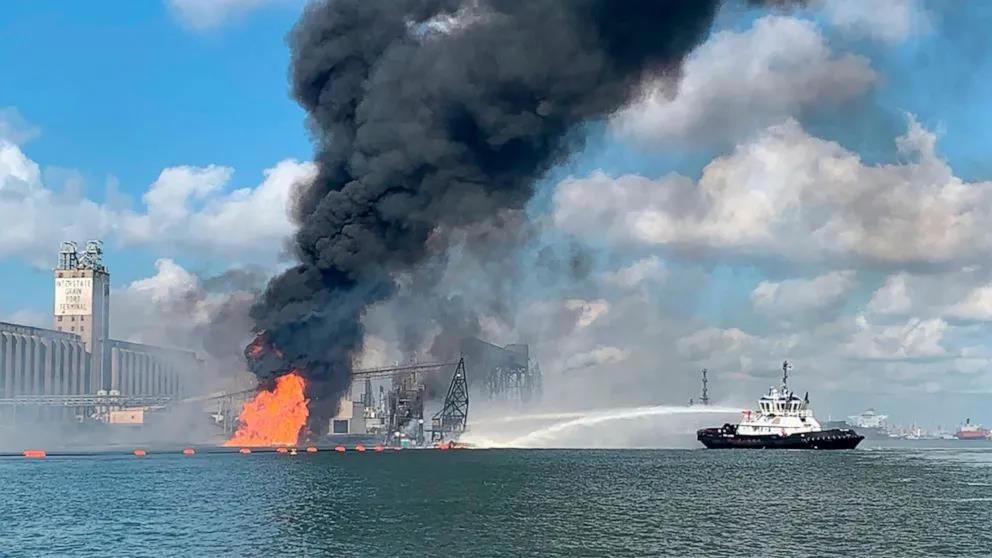突發(fā)！輪船撞上天然氣管道，大爆炸！2死、2失蹤，6傷！